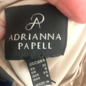 - Adrianna Papell dress, worn once and is like new.